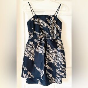 Tracy Reese Black and White Floral Dress